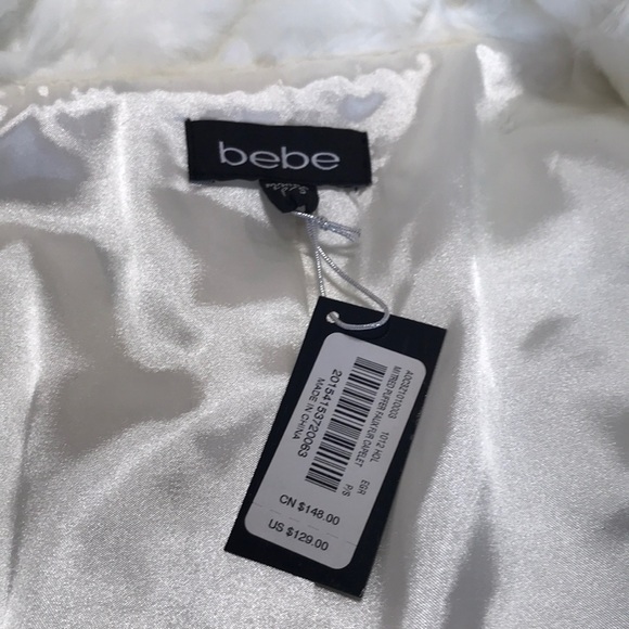 Bebe faux fur shoulder wrap. - Picture 4 of 5